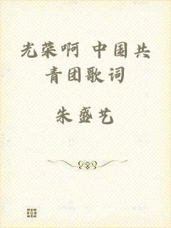 光荣啊 中国共青团歌词
